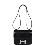 Hermes Constance 18 Black Varanus Salvator Lizard Palladium Hardware