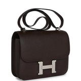 Hermes Constance 24 Chocolate Epsom Palladium Hardware