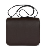 Hermes Constance 24 Chocolate Epsom Palladium Hardware