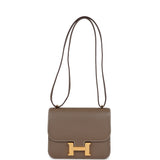 Hermes Constance 18 Etoupe Chevre Mysore Gold Hardware