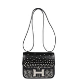 Hermes Constance 18 Clouté Black Box Palladium Hardware