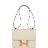 Hermes Constance 1-24 Craie Epsom Brushed Gold Hardware