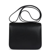 Hermes Constance 18 Black Chevre Chamkila Palladium Hardware