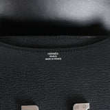 Hermes Constance 18 Black Chevre Chamkila Palladium Hardware