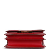 Hermes Constance 18 Rouge Piment Box Gold Hardware