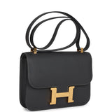 Hermes Constance 1-24 Graphite Epsom Gold Hardware