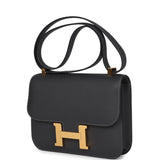 Hermes Constance 1-24 Graphite Epsom Gold Hardware