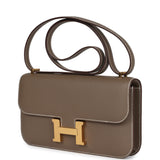 Hermes Constance Elan Etoupe Epsom Gold Hardware