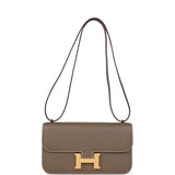 Hermes Constance Elan Etoupe Epsom Gold Hardware