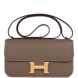 Hermes Constance Elan Etoupe Epsom Gold Hardware