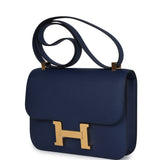 Hermes Constance 1-24 Bleu Navy Epsom Gold Hardware