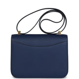 Hermes Constance 1-24 Bleu Navy Epsom Gold Hardware