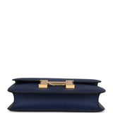 Hermes Constance 1-24 Bleu Navy Epsom Gold Hardware