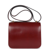 Hermes Constance 18 Rouge H Box Calfskin Gold Hardware