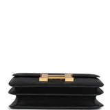 Pre-owned Hermes Constance 18 Black Epsom Gold Hardware