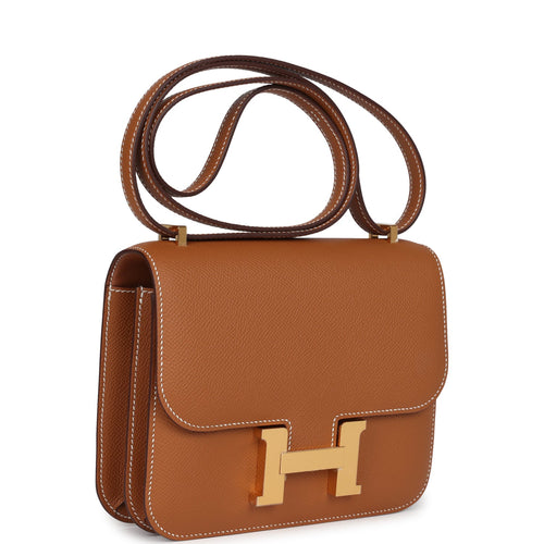 Hermes Constance 18 Gold Epsom Gold Hardware