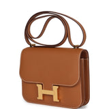 Hermes Constance 18 Gold Epsom Gold Hardware