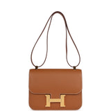 Hermes Constance 1-24 Gold Epsom Gold Hardware