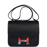 Hermes Constance 24 Black Swift Marbled Palladium Hardware