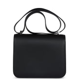 Hermes Constance 24 Black Swift Marbled Palladium Hardware