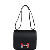 Hermes Constance 24 Black Swift Marbled Palladium Hardware