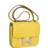 Hermes Constance 18 Mimosa Matte Alligator Palladium Hardware