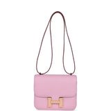 Hermes Constance 18 Mauve Sylvestre Epsom Rose Gold Hardware