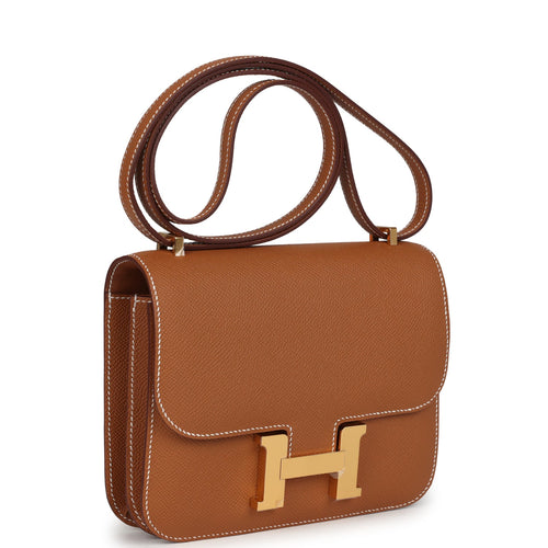 Hermes Constance 18 Gold Epsom Gold Hardware