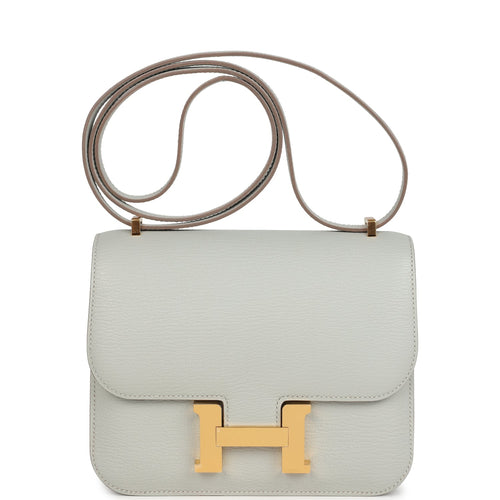 Hermes Constance 18 Gris Perle Chevre Mysore Gold Hardware