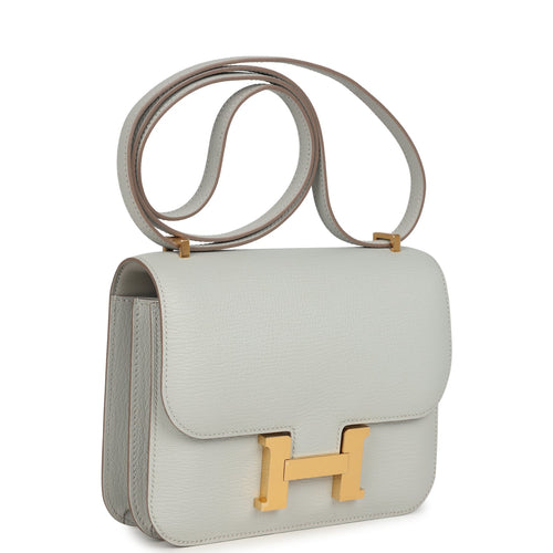 Hermes Constance 18 Gris Perle Chevre Mysore Gold Hardware