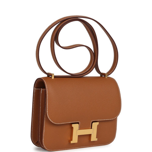 Hermes Constance 18 Gold Epsom Gold Hardware