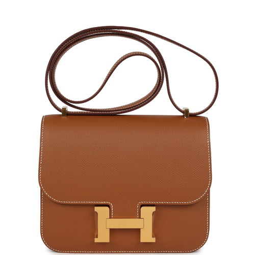 Hermes Constance 18 Gold Epsom Gold Hardware