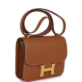 Hermes Constance 18 Gold Epsom Gold Hardware