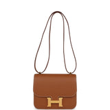 Hermes Constance 18 Gold Epsom Gold Hardware