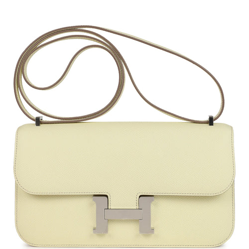 Hermes Constance Elan Jaune Milton Epsom Palladium Hardware