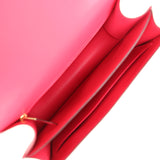 Pre-owned Hermes Constance 24 Rose Extreme Epsom Gold Hardware