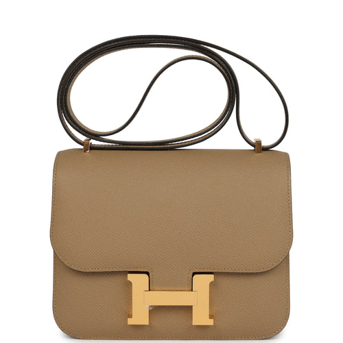Hermes Constance 18 Poussiere Epsom Gold Hardware