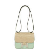 Hermes Constance 18 Vert D’Eau and Trench Matte Alligator Palladium Hardware