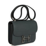 Hermes Constance 18 Gris Misty Epsom Lacquered Palladium Hardware