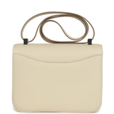 Hermes Constance 1-24 Craie Epsom Palladium Hardware