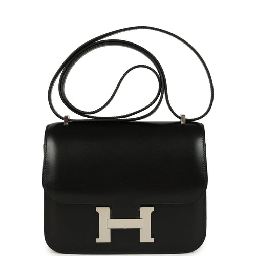 Hermes Constance 18 Black Box Palladium Hardware