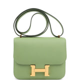 Hermes Constance 18 Vert Criquet Epsom Gold Hardware