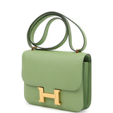 Hermes Constance 18 Vert Criquet Epsom Gold Hardware
