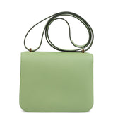 Hermes Constance 18 Vert Criquet Epsom Gold Hardware