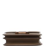 Pre-owned Hermes Constance 18 Etoupe Epsom Rose Gold Hardware