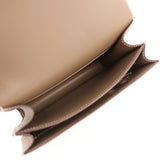 Pre-owned Hermes Constance 18 Etoupe Epsom Rose Gold Hardware