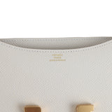 Hermes Constance 18 Craie Epsom Gold Hardware