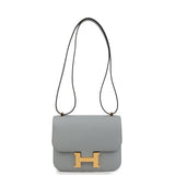 Hermes Constance 18 Bleu Glacier Epsom Gold Hardware