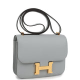 Hermes Constance 18 Bleu Glacier Epsom Gold Hardware