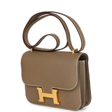 Hermes Constance 18 Etoupe Epsom Gold Hardware